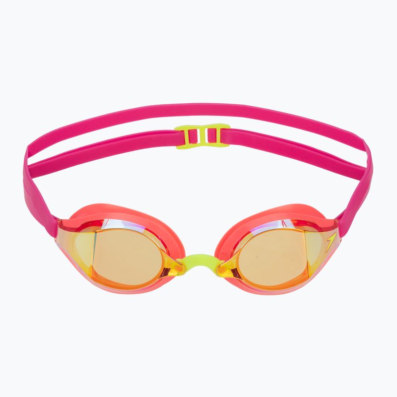 Plavecké okuliare Speedo Fastskin Speedsocket 2 Mirror neon melon/vermilion/gold mirror 2
