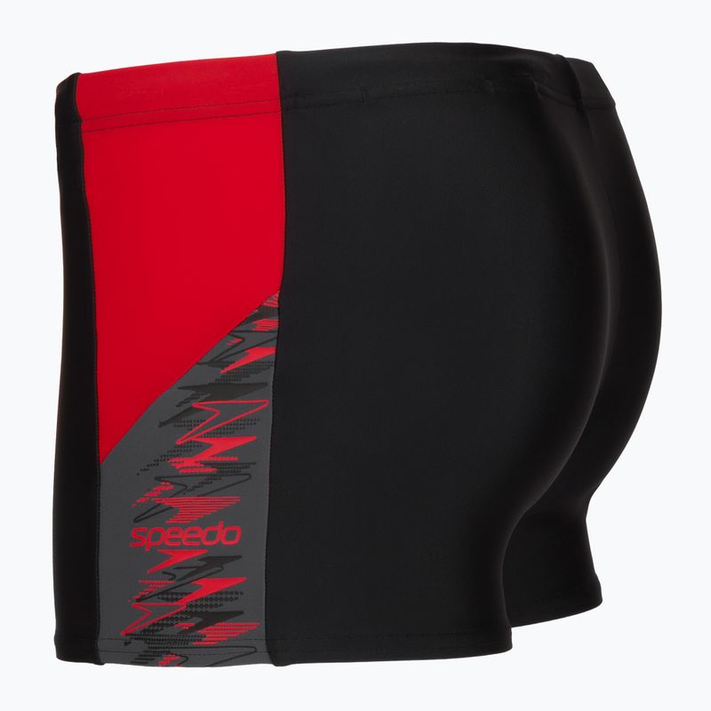 Pánske plavecké boxerky Speedo Dive Aquashort Anthracite/Hrr 3