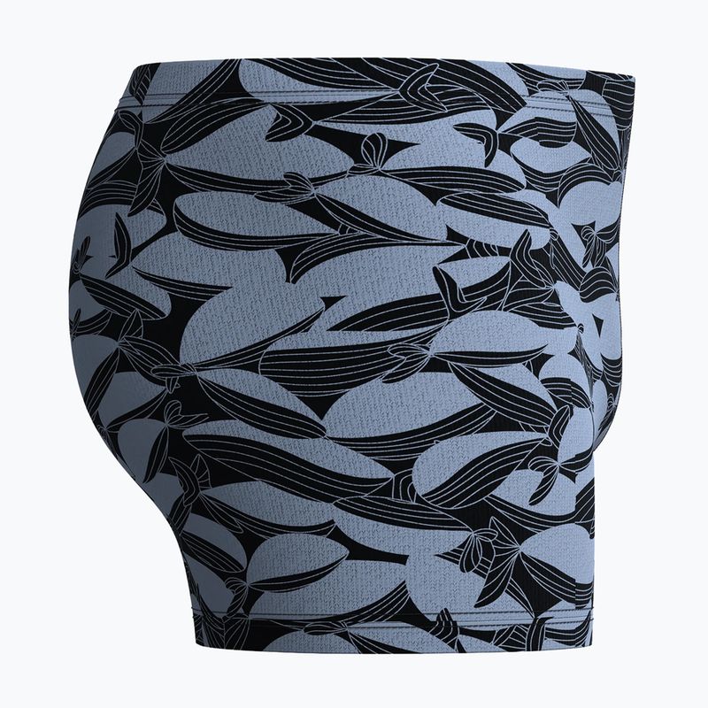 Pánske plavecké boxerky Speedo Print Beachstar Square Leg Anthracite/Coin Grey 8
