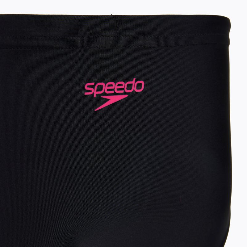 Detské dvojdielne plavky Speedo Medley Logo Racerback 2pc anthracite/pink 8