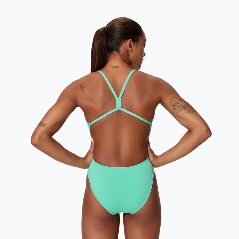 Dámske jednodielne plavky Speedo FL Solid V-Back 2.0 aqua breeze 2
