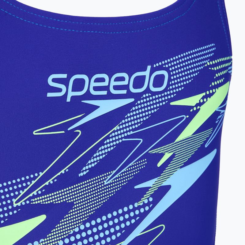 Detské jednodielne plavky Speedo Medley Logo Medalist sapphire/mayan blue 3