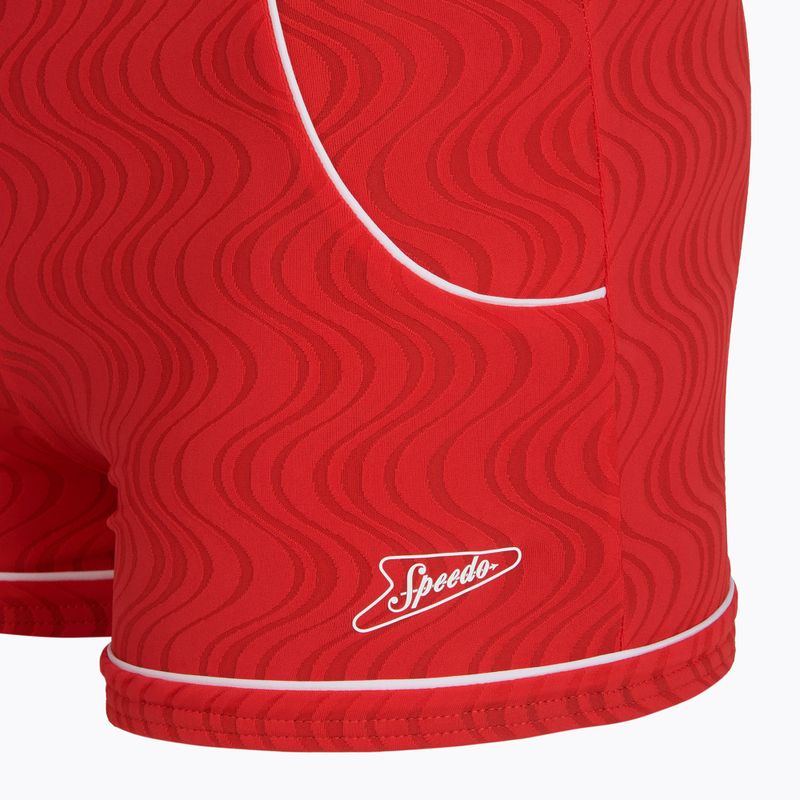 Pánske plavky Speedo Textured Aquashort high risk red 3