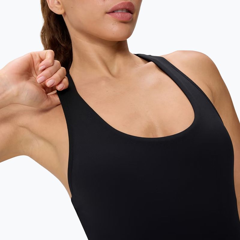 Dámske jednodielne plavky Speedo Solid Scoop Neck anthracite 4