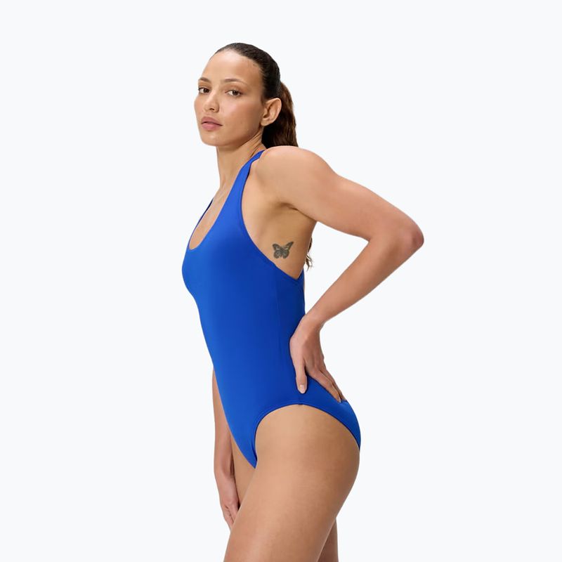 Dámske jednodielne plavky Speedo Solid Scoop Neck deep sapphire 3