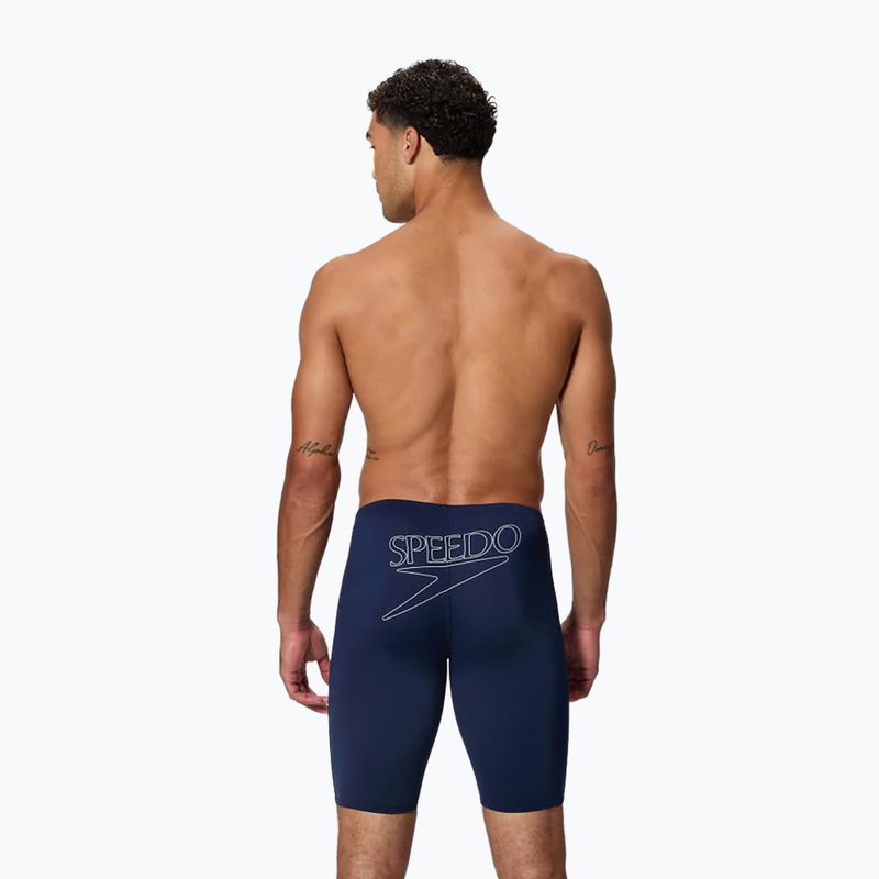 Pánske plavky jammer Speedo Endurance+ Logo Jammer peacoat 2