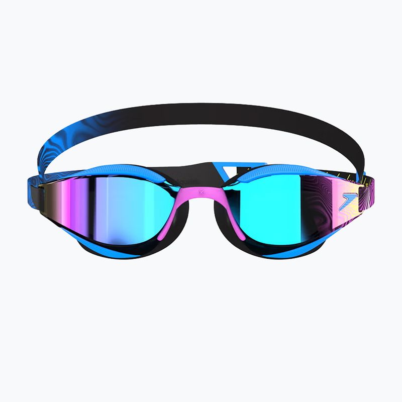 Plavecké okuliare Speedo Fastskin Hyper Elite Mirror mayan blue/smoke/tropical horizon 2