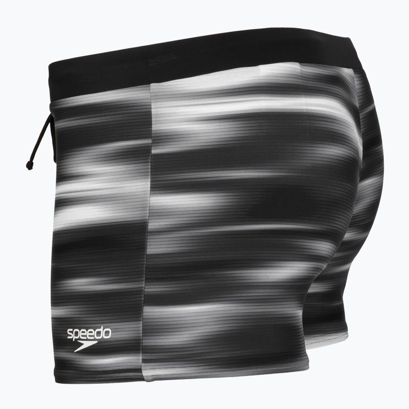 Plavecké boxerky Speedo Valmilton Aquashort anthracite/white 3