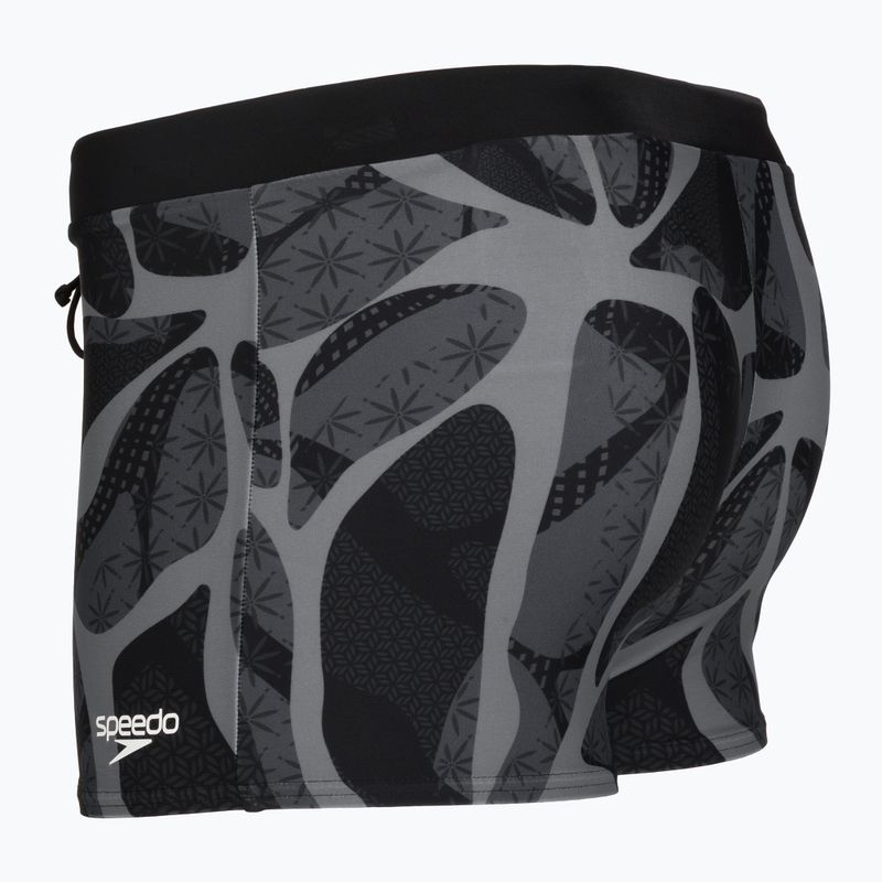 Plavecké boxerky Speedo Valmilton Aquashort anthracite/lead grey 3