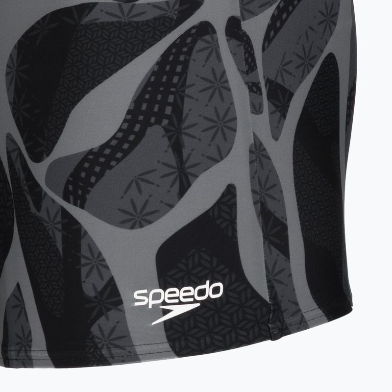 Plavecké boxerky Speedo Valmilton Aquashort anthracite/lead grey 4