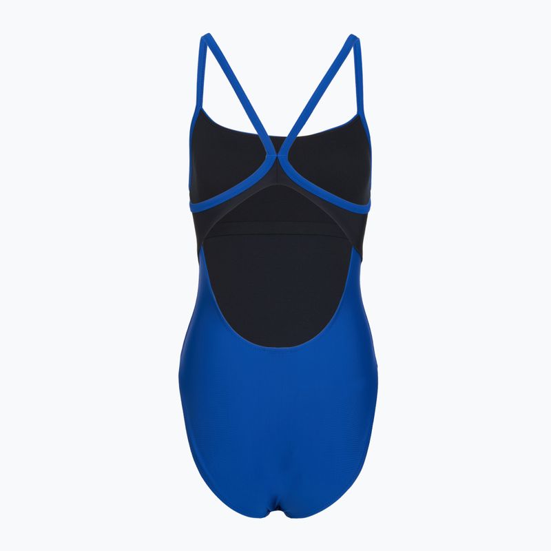 Dámske jednodielne plavky Speedo Solid Racerback zaffre blue/anthracite 2