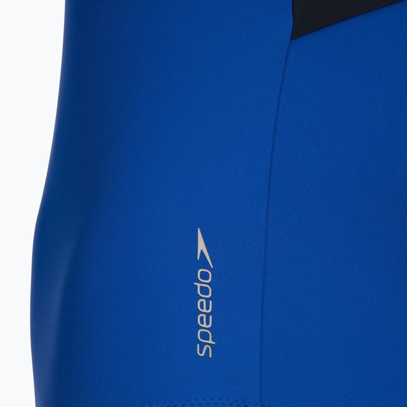 Dámske jednodielne plavky Speedo Solid Racerback zaffre blue/anthracite 3