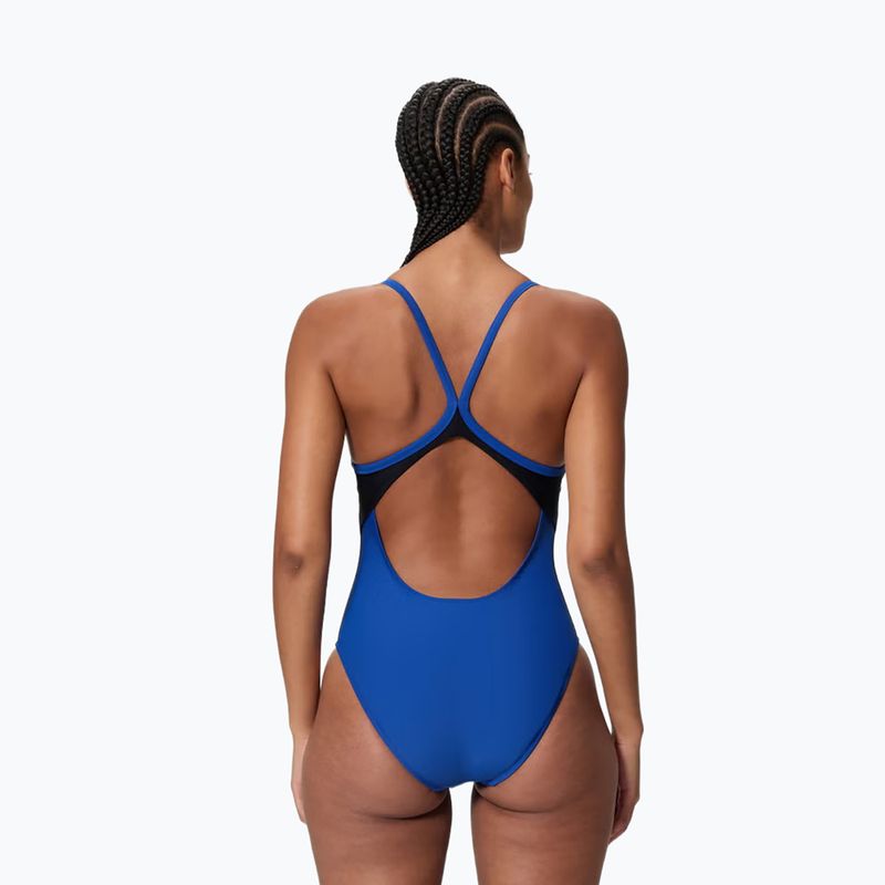 Dámske jednodielne plavky Speedo Solid Racerback zaffre blue/anthracite 2