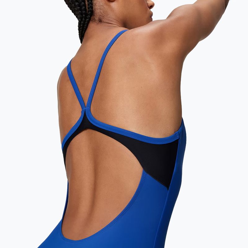 Dámske jednodielne plavky Speedo Solid Racerback zaffre blue/anthracite 4