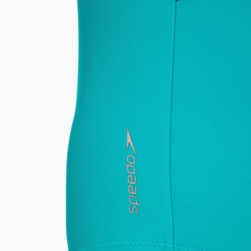 Dámske jednodielne plavky Speedo Solid Racerback peacock teal/peacoat 3