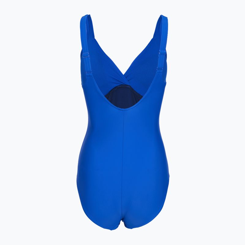 Dámske jednodielne plavky Speedo Shaping Cross Knot deep sapphire 2