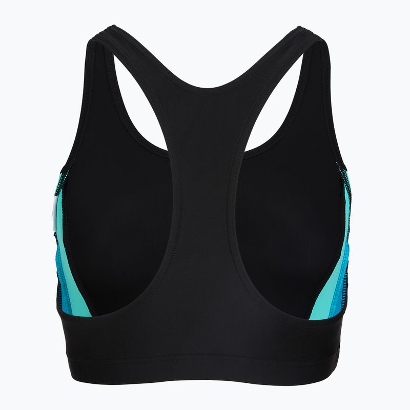 Dámske jednodielne plavky Speedo Colourblock Splice 2.0 anthracite/mayanblue 4