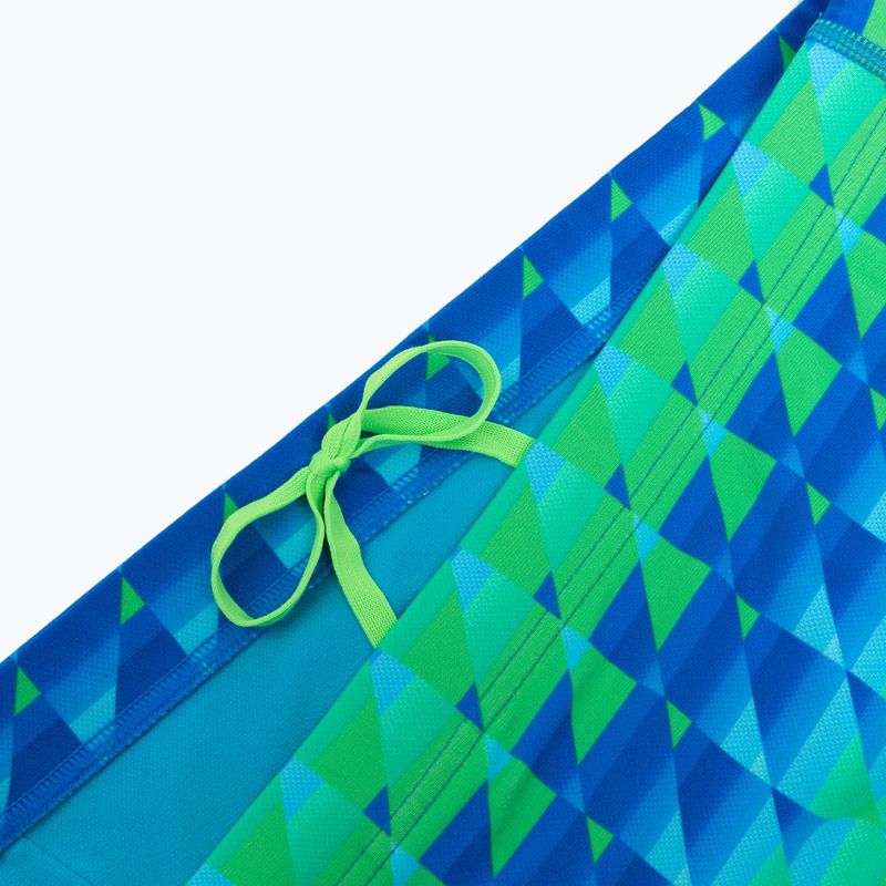 Pánske plavecké boxerky Speedo ML Printed 13.5 cm Brief quilted triangles/lagoon blue 5