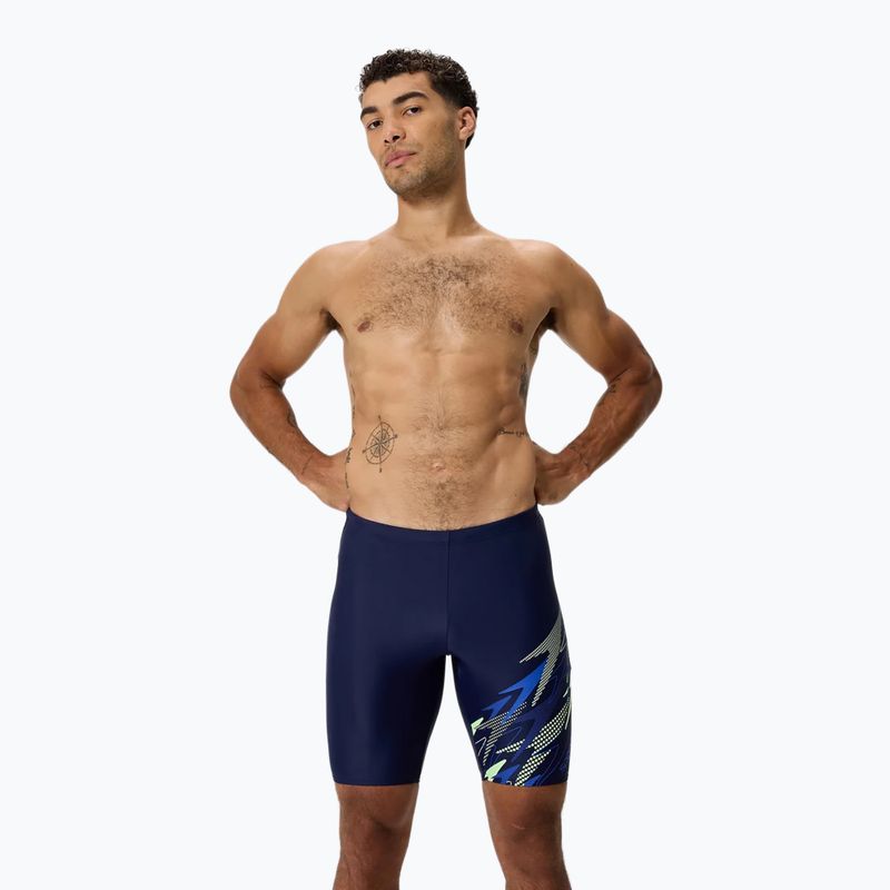 Pánske plavky jammery Speedo Medley Logo Jammer peacoat/deep sapphire 5