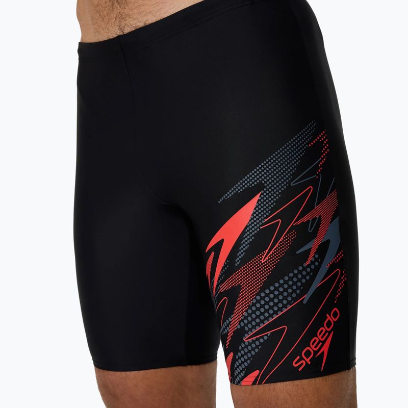 Pánske plavky jammery Speedo Medley Logo Jammer anthracite/hrr 5