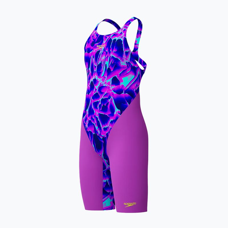 Detské jednodielne plavky Speedo Fastskin Endurance+ Max Openback Kneeskin cavecurrent 3