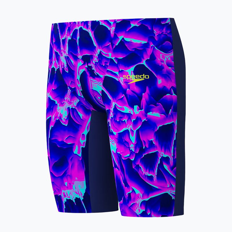 Detské plavky jammery Speedo Fastskin Endurance+ Max High Waisted Jammer cave current/jelly 3