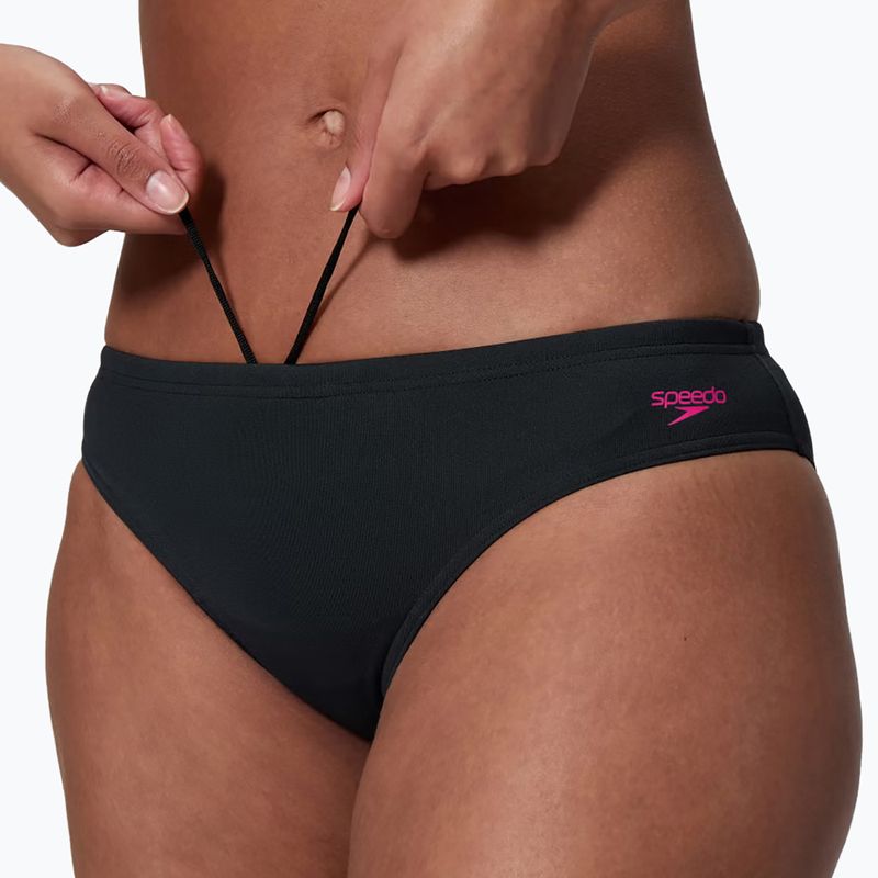 Dámske dvojdielne plavky Speedo Hyperboom Butterfly Back anthracite/margarita pink 5