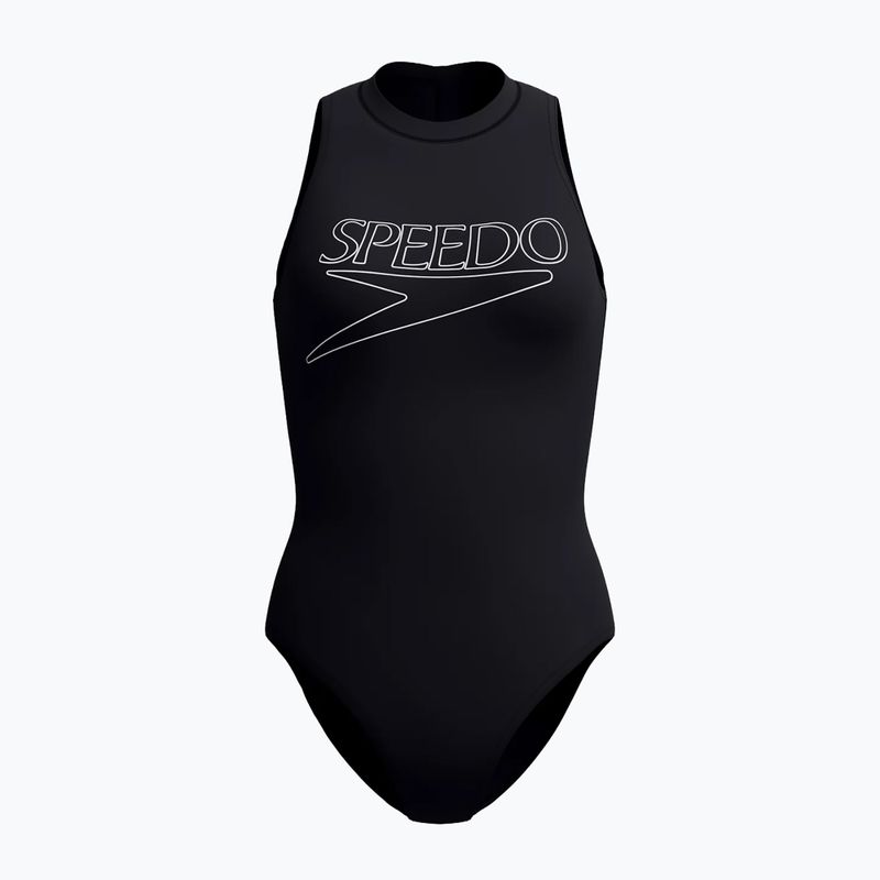 Dámske jednodielne plavky Speedo Endurance+ Logo Hydrasuit anthracite 3