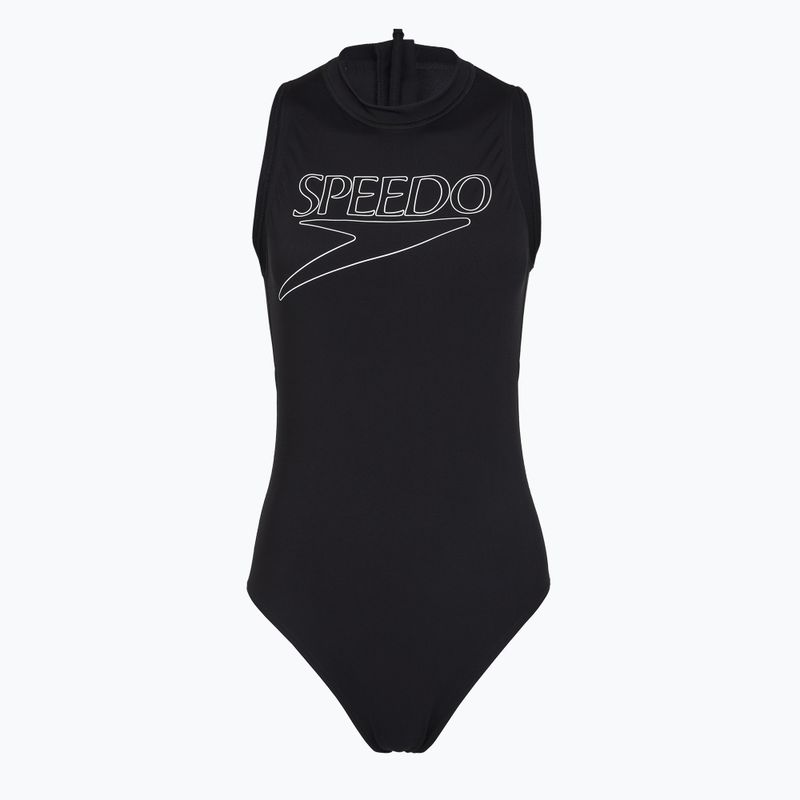 Dámske jednodielne plavky Speedo Endurance+ Logo Hydrasuit anthracite 3