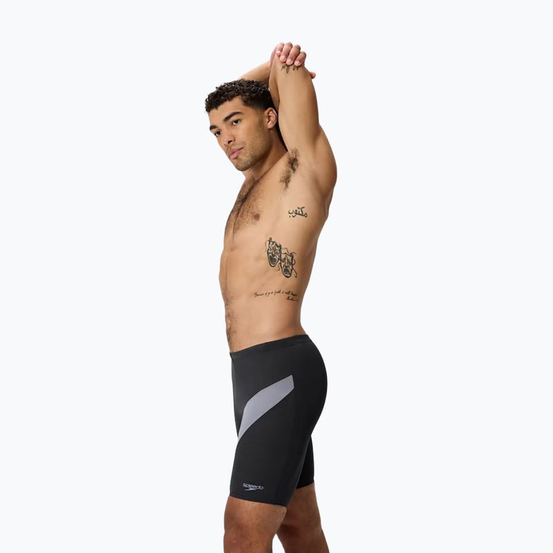 Pánske plavky jammer Speedo Hyperboom anthracite/coin grey 3