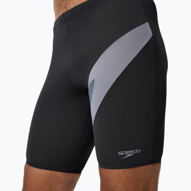 Pánske plavky jammer Speedo Hyperboom anthracite/coin grey 5