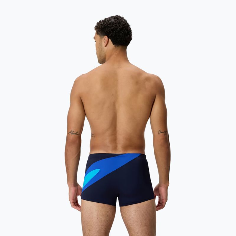 Pánske plavecké boxerky Speedo Hyperboom Aquashort peacoat/deep sapphire 2