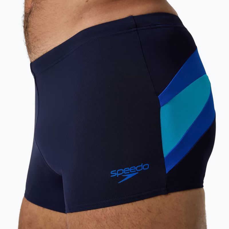 Pánske plavecké boxerky Speedo Hyperboom Aquashort peacoat/deep sapphire 5