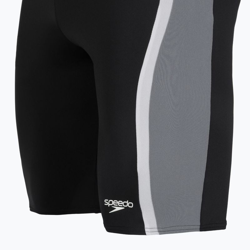 Pánske plavky jammery Speedo Solid Splice Jammer Anthracite/Lead Grey 4