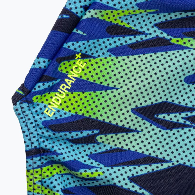 Dámske jednodielne plavky Speedo Hyperboom Print Medalist peacoat 9