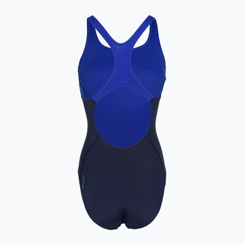 Dámske jednodielne plavky Speedo Solid Splice Medalist sapphire/peacoat 2