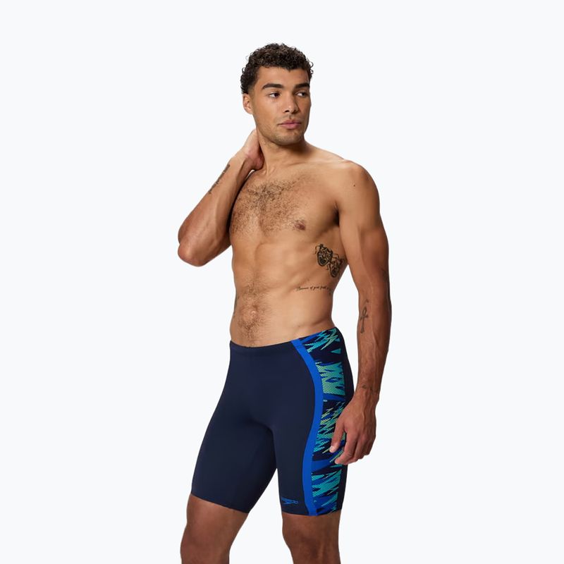 Pánske plavky jammer Speedo Hyper Boom splice peacoat/deep sapphire 3