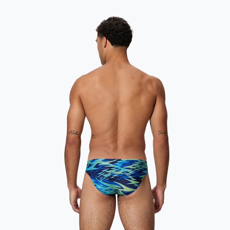 Pánske plavky Speedo Hyperboom Print Brief 2.5" peacoat/deep sapphire 2