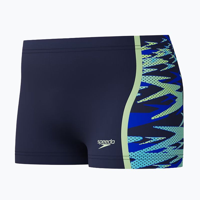 Plavecké boxerky Speedo Hyperboom Splice Aquashort peacoat/deep sapphire 3