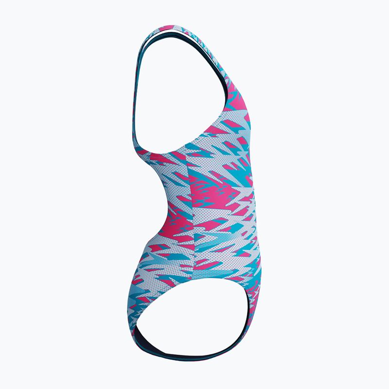 Detské jednodielne plavky Speedo Hyperboom Print Medalist margarita pink 4