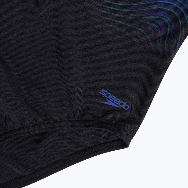 Dámske jednodielne plavky Speedo Print Hydrasuit anthracite 3