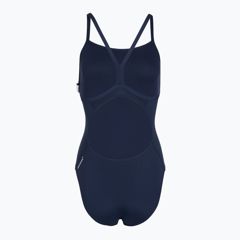 Detské jednodielne plavky Speedo Endurance+ Logo Thinstrap peacoat 2