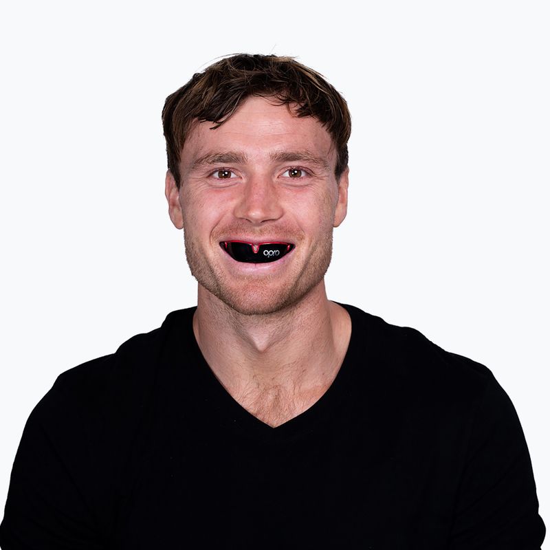 Chránič zubov Opro Silver GEN4 black/red 4