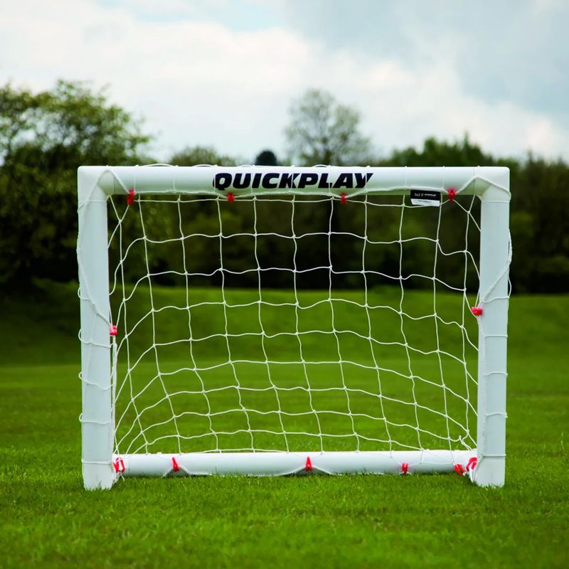 QuickPlay Q-Fold futbalová bránka 90 x 60 cm biela