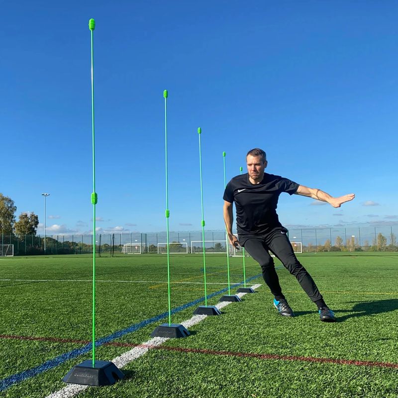 Tréningové tyče QuickPlay Agility Poles 10 ks green 4
