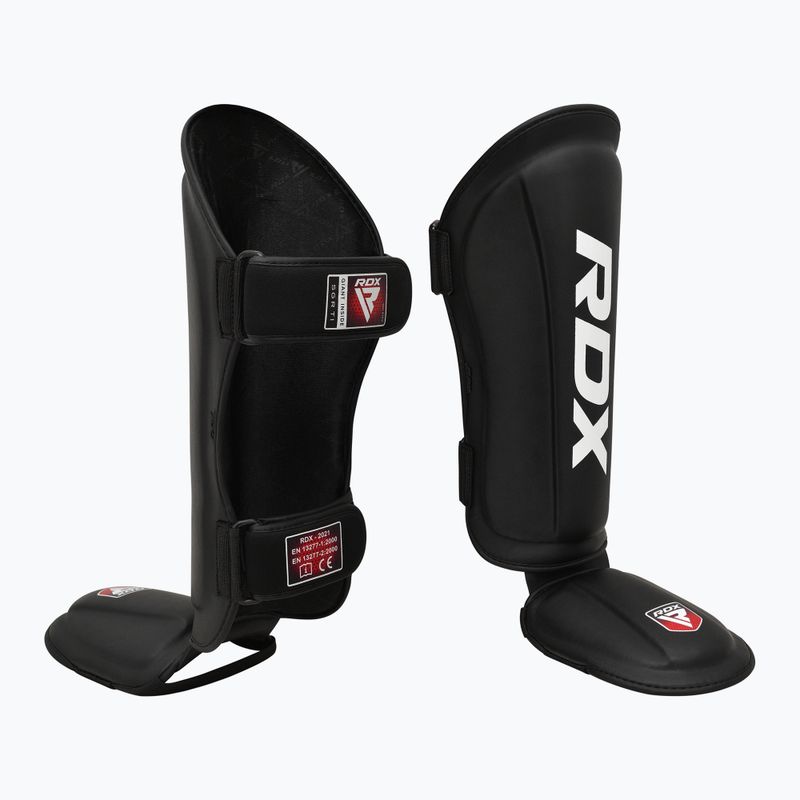 Chrániče holení a priehlavkov RDX T1 Shin Instep Guards black 2