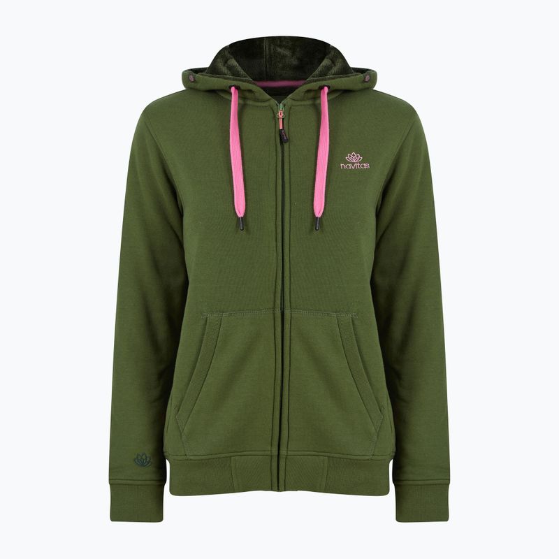 Dámska mikina Navitas Lily Sherpa Hoody green