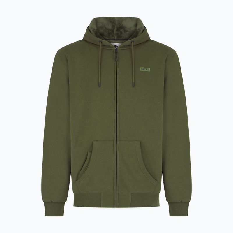 Pánska mikina Navitas Sherpa Zip Hoody zelená