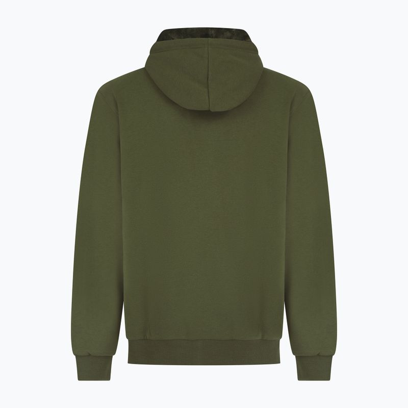 Pánska mikina Navitas Sherpa Zip Hoody zelená 2