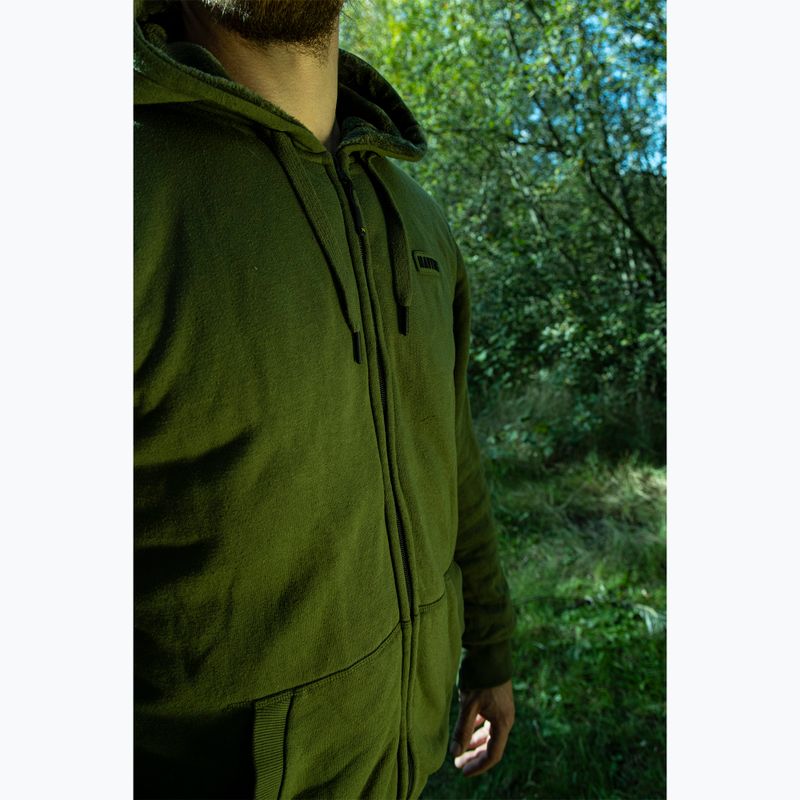 Pánska mikina Navitas Sherpa Zip Hoody zelená 7